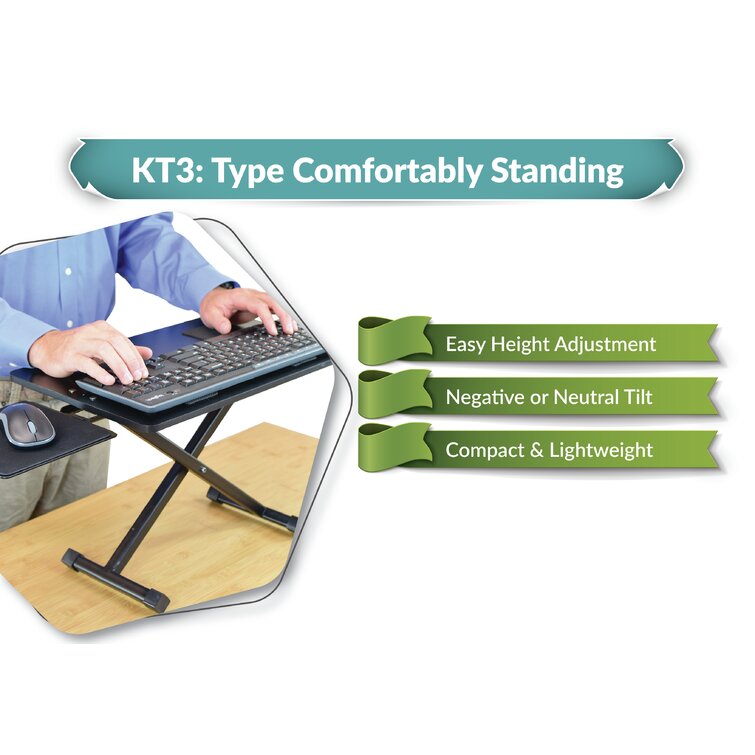 Negative tilt deals keyboard stand